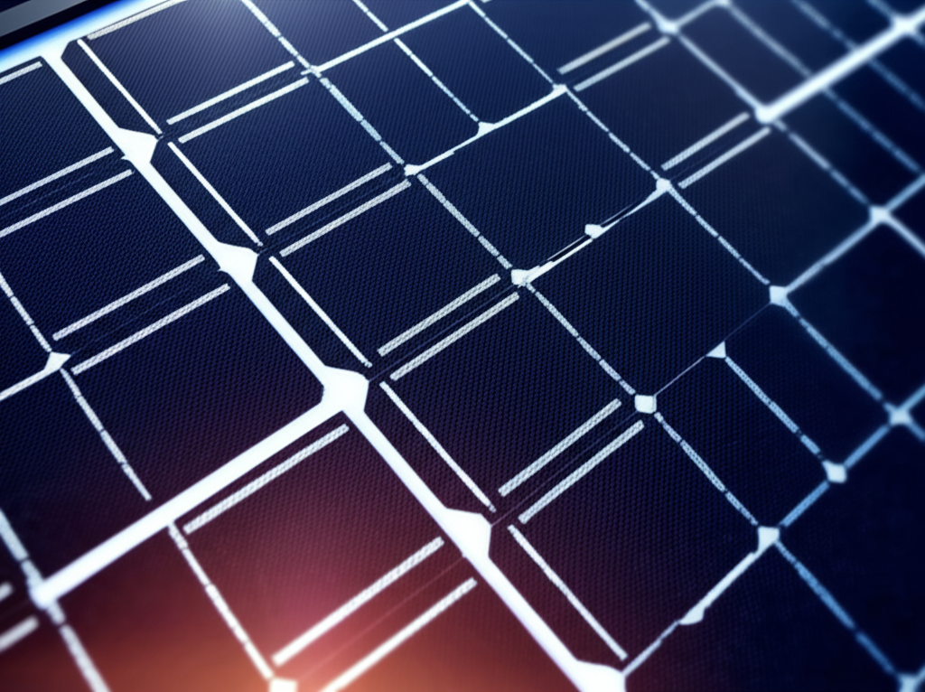 Solar panel cell detail